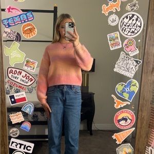 Ombré Warm-Colored Sweater